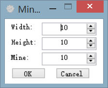 Setting 窗口示意图