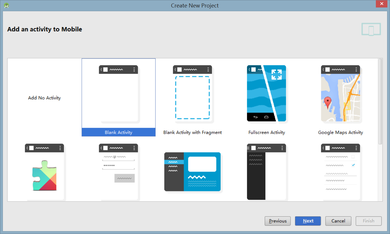 Android Studio 创建项目